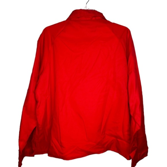 Vintage Bermuda Run Red Nylon Windbreaker Jacket - Picture 4 of 5